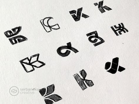 K Minimal Logo, K Font Design, Kn Logo, K Logo Design Letter, K Letter Logo, K Logo Design Art, Architectural Logo, K Logo Design, Logo Sketch Design