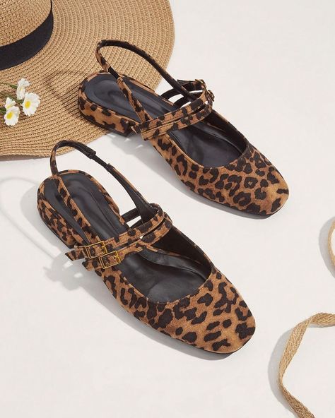 ✨Pre-order only, sizes 35 - 43✨ Leopard Shoes Outfit, Ootd Work, Animal Print Flats, Fab Shoes, Leopard Flats, Leopard Shoes, Animal Print Shoes, Women Flats, Shoe Boot Sandals