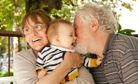 There are many benefits to having grandparents who live close by. We know free babysitting is one but bringing your children up near them is a huge gift. Huge Gifts, New Grandparents, Over The River, Adopting A Child, Grandma And Grandpa, Family Traditions, First Baby, New Parents, Best Self