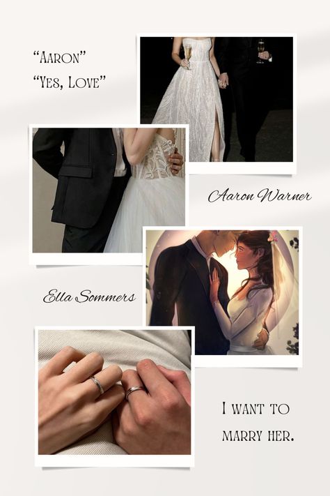 Wedding day of one of the most powerful couples.... Aaron And Ella Wedding, Aaron And Ella, Inheritance Games, Shatter Me Series, Aaron Warner, Art Memes, Fan Book, Book Aesthetic, Most Powerful