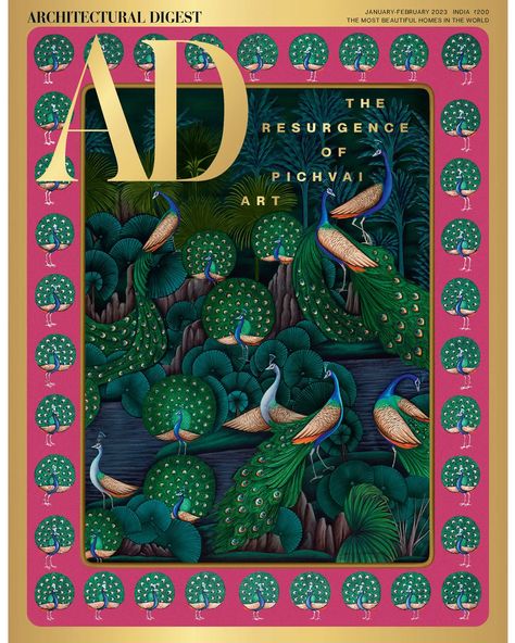 Poster Design Competition, Art Forms Of India, Architectural Digest Magazine, Ad Architectural Digest, Best Homes, Pichwai Paintings, Celebrity Homes, Garden Architecture, Indian Prints