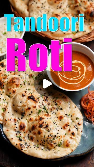 Maida Recipes, Tandoori Roti, Roti Recipe, How To Make Dough, Muslin Cloth, Tastemade Recipes, Vegetarian Snacks Recipes, Black Sesame Seeds, Homemade Butter