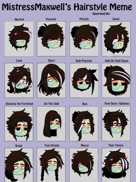 I really like the messy and down hair tbh Pelo Gacha, Hair Gacha, Gacha Design, Hair Meme, Gacha Hair, Creepypasta Oc, Body Base, Club Hairstyles, Gacha Outfits