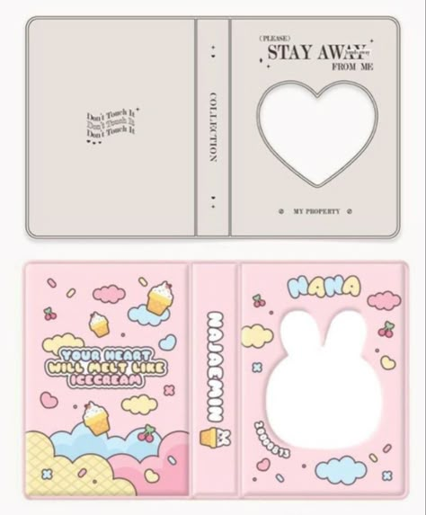 Buku Diy, Binder Templates, Handmade Bookmarks Diy, Penanda Buku, Hello Kitty Crafts, Paper Toys Template, Mini Binder, Lomo Card, Hello Kitty Coloring