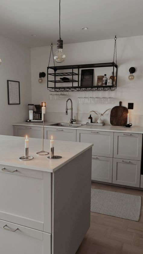 Lerhyttan Kitchen Ikea Grey, Ikea Lerhyttan Kitchen, Lerhyttan Kitchen Ikea, Kichen Cabinate Design, Hth Kitchen, Lerhyttan Kitchen, Ikea Lerhyttan, Grey Ikea Kitchen, Light Grey Kitchen Cabinets