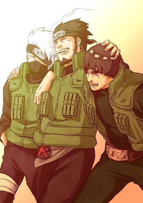 Guy Sensei, Naruto Mignon, Naruto Meme, Photo Naruto, Naruto Teams, Sasuke Sakura, Kakashi Sensei, Naruto Fan Art, Naruto Shippuden Sasuke