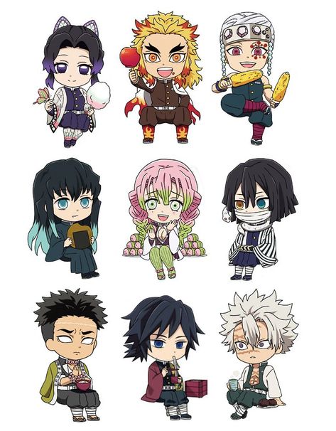 Hashira Chibi, Chibi Demon Slayer, Demon Slayer Fanart Shinobu, Anime Characters Birthdays, Lion Live Wallpaper, Jojos Bizarre Adventure Jotaro, Itachi Uchiha Art, Images Kawaii, Anime Halloween