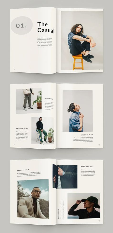 Lookbook Design Inspiration, Fashion Lookbook Design Layout, Fashion Lookbook Layout Ideas, Lookbook Layout Fashion Look Books, Fashion Catalogue Layout, Clothing Catalog Design, Fashion Catalogue Design Layout, Look Book Fashion Layout, Fashion Catalogue Design