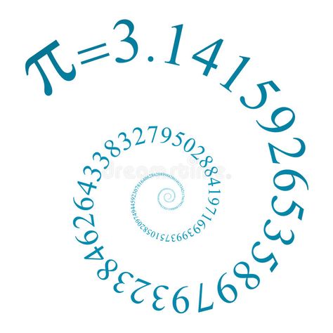 Spiral Illustration, Pi Number, Math Drawing, Pi Math, Computer Background, Math 2, Science Nerd, 3d Tattoo, Christmas Cross Stitch