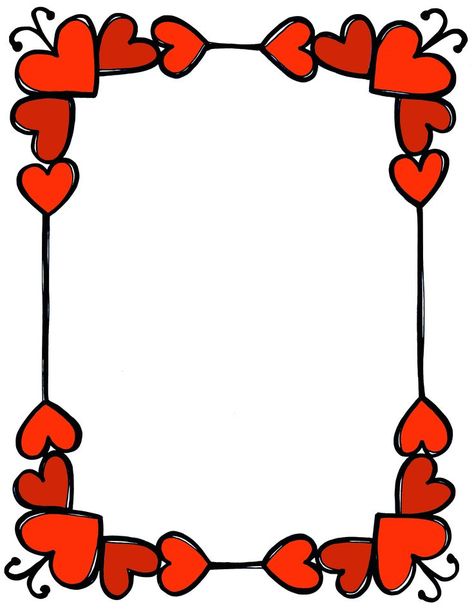 Frame* ** * 72C Valentines Day Frame, Valentines Frame, Merry Christmas Photo Frame, Valentines Day Border, Valentines Frames, Kids Handwriting, Colorful Borders Design, Colorful Borders, Cute Christmas Wallpaper