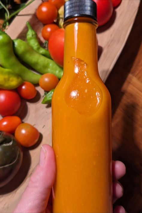 Roasted Orange Habanero, Carrot & Tomato Hot Sauce Recipe Roasted Habanero Hot Sauce, Carrot Habanero Hot Sauce, Tomato Hot Sauce Recipe, Habanero Hot Sauce Recipe, Serrano Hot Sauce, Canned Carrots, Hot Sauce Recipe, Heirloom Tomato Seeds, Hot Pepper Seeds