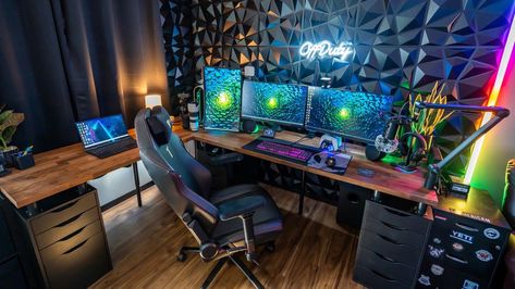 White Desk Setup, Gaming Desk Setup, Best Gaming Setup, Streaming Setup, Pc Gaming Setup, Office Layout, Gaming Room Setup, Computer Setup, Pc Setup