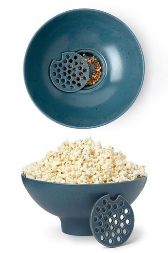 Ceramic Popcorn Bowl, Pottery Bowl Shapes, Cereal Bowl Design, Diy Ceramic Bowl, Popcorn Bowls, Ceramic Colander, Bowls Pottery, Popcorn Bowl, Popcorn Kernels