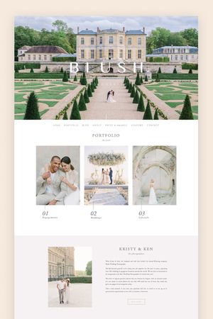 Inspirational Squarespace Websites for Wedding Professionals