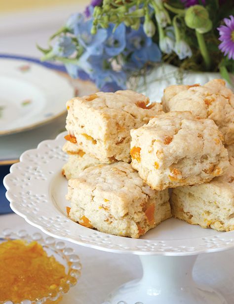 Apricot Scones Recipe, Apricot Scones, Apricot Recipes, Baked Treats, Summer Afternoon, Bread Recipes Sweet, Pastry Blender, Scone Recipe, No Bake Treats