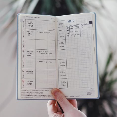 Journal Handwriting, Planner Writing, Bullet Journal Notes, Hobonichi Planner, Hobonichi Weeks, Planner Obsessed, Midori Travelers Notebook, V Video, Instagram Content