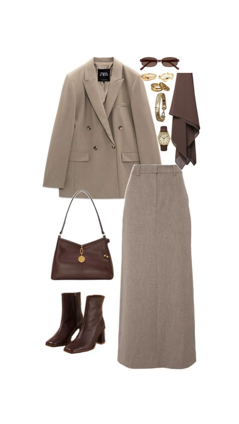 #fall #autumn #outfit #falloutfit #outfitinspo #wardrobe #hijabi #inspiration #colorcombinations #modest #modestfit #modestoutfits #fallmodest Match Art, Modest Winter Outfits, Modest Girly Outfits, Capsule Wardrobe Casual, Modest Dresses Fashion, Stile Hijab, Mode Tips, Best Winter Outfits, Modesty Outfits