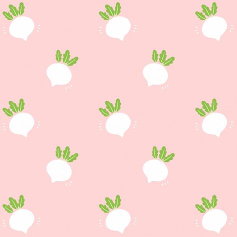 Radish seamless pattern background Kawaii Patterns, Milk Design, Cd Painting, Frog Wallpaper, Rose Gold Texture, Tape Design, Neon Backgrounds, Food Baby, Background Images For Quotes