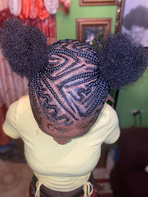 Canrows Going Back Natural Hair, Jamaican Hairstyles For School, Canerow Hairstyles, Fulani Hairstyles, Jamaican Hairstyles, Conrows Hairstyles, Skl Hairstyles, Kiddie Hairstyles, Cornrow Hairstyles For School