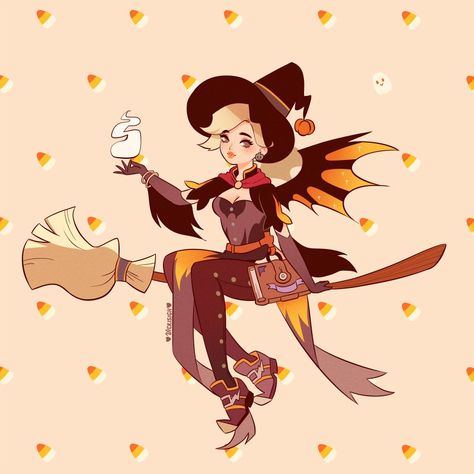 Witch Mercy Pfp, Vickisigh Art, Ow Mercy, Mercy Pfp, Witch Mercy, Mercy Fanart, Angela Ziegler, Mercy Overwatch, Overwatch Fan Art