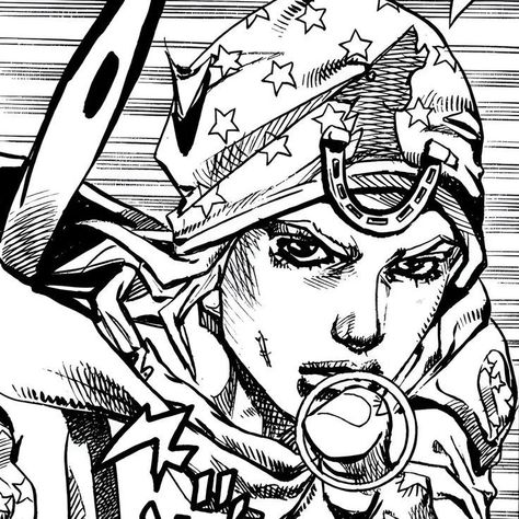 Johnny Joestar Icon, Johnny Joestar, Jojo's Bizarre Adventure, Black