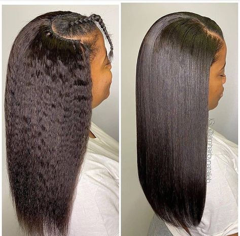 Look Afro, Black Hair Types, Sew In Hair Extensions, Sew In Weave, Virgin Hair Wigs, U Part Wig, U Part, Pelo Afro, U Part Wigs