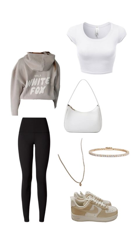 White Fox, Outfit Ideas, Fox, Leggings, Pants, White, Trousers