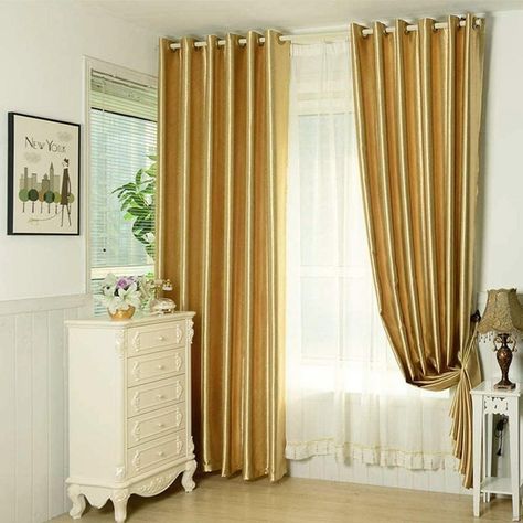 Gold Curtains Bedroom, Curtain 2023, Curtains Balcony, Flower Curtains, Golden Curtains, Balcony Living Room, Curtain Backdrops, Tab Top Curtains, Flower Curtain