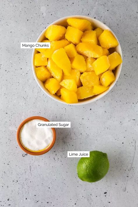 Disclosure: This post may contain affiliate links.This easy mango compote recipe uses only three ingredients and is ready in fifteen minutes or less. Enjoy this tropical-flavored sauce with breakfast or dessert. This simple fruit topping is gluten-free and dairy-free.Find this recipe and more on my blog HERE:  https://sugarylogic.com/mango-compote/ When it comes to fruit sauce, it doesn't get any easier {or more delicious} than compote. You can make this simple recipe for mango… Mango Compote, Fruit Topping, Compote Recipe, Dessert Items, Mango Sauce, Fruit Sauce, Fruit Compote, Mango Chunks, Crunchy Granola