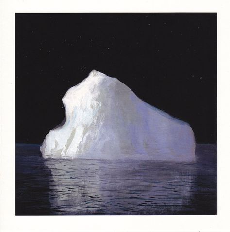 Iceberg at Night Archival Print by jeremymiranda on Etsy Jeremy Miranda, Night Garden, Winter Wonder, Book Projects, Buy Prints, White Paints, Original Watercolor Painting, Original Watercolors, At Night