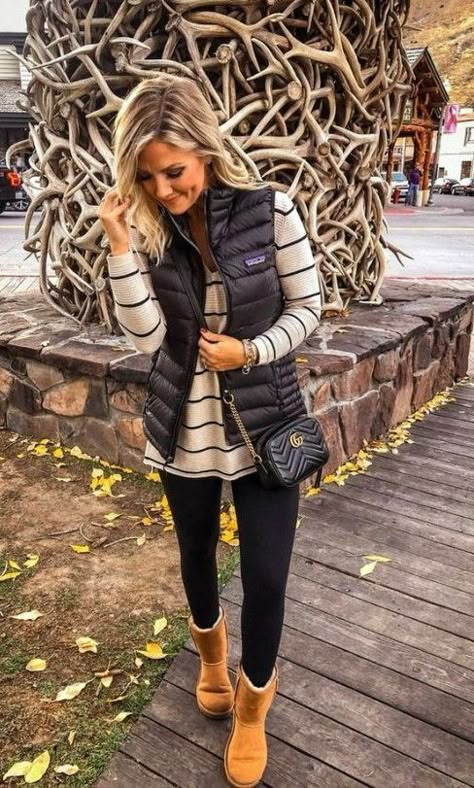 Edgy Fashion Outfits, Urban Wear Women, Mode Tips, Mode Casual, Looks Street Style, Cute Winter Outfits, Cute Fall Outfits, Vest Outfits, Mode Inspo