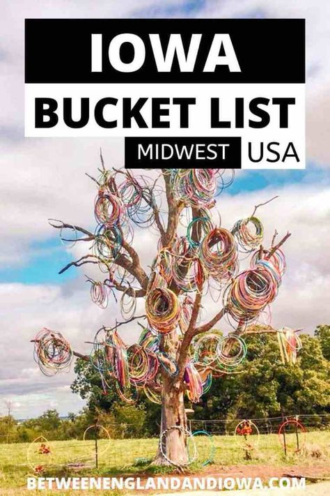 15 Things To Add To Your Iowa Bucket List | USA - Between England & Iowa Leclaire Iowa, Bucket List Usa, Things To Do In Iowa, Iowa Road Trip, Ames Iowa, Iowa Travel, Davenport Iowa, Iowa State Fair, Midwest Travel