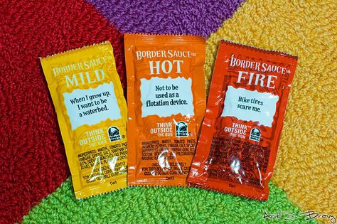 The Top Reasons Why Taco Bell Is Bae | The Odyssey Taco Bell Sauce Packets, Mild Sauce, Taco Bell Sauce, Taco Bell Copycat, Taco Bell Recipes, Homemade Things, Food Ads, Taco Recipes, Taco Bell