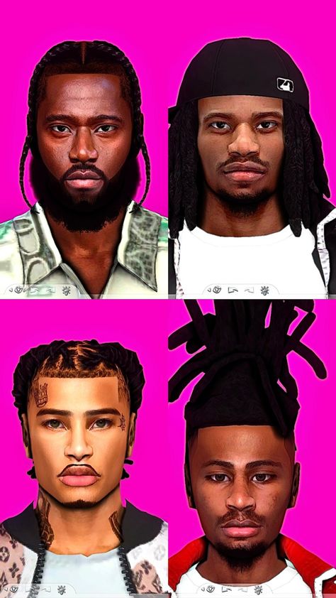 Sim4 Male Hair, Ts4 Black Male Cc, Sims 4 Urban Male Cc Hair, Sims4 Men Hair, Sims 4 Black Male Skins, Sims 4 Male Cc Alpha, Sims 4 Male Beard Cc, Sims 4 Boys Hair, Sims 4 Urban Male Skin