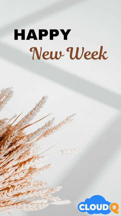 It's a new week! It's the start of a new week. #behappyalways #cloudq #newweeknewgoals #BeHappy #NewWeek #may2023 #motivation Happy Start Of The Week, New Week Quotes, New Week New Goals, Week Quotes, Happy New Week, Happy Week, Hair Business, Business Hairstyles, New Week