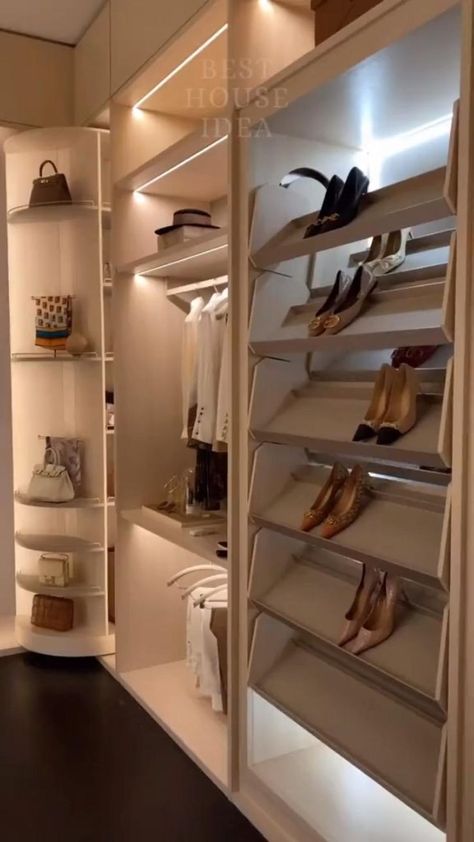 Perfect wardrobe :) | Dream closet design, Luxury closets design, Closet design Rotating Wardrobe, Dressing Room Closet, Walking Closet, Dream Closet Design, Walk In Closet Design, Closet Design Layout, Luxury Closets Design, Wardrobe Interior Design, Closet Layout