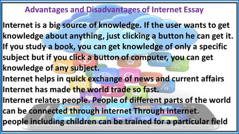 Advantages and Disadvantages of Internet Essay PDF Pollution Essay In English, Good Marks, Aim In Life, Essay About Life, Environmental Pollution, Easy Writing, Advantages And Disadvantages, Essay Writing Tips, Book Art Diy