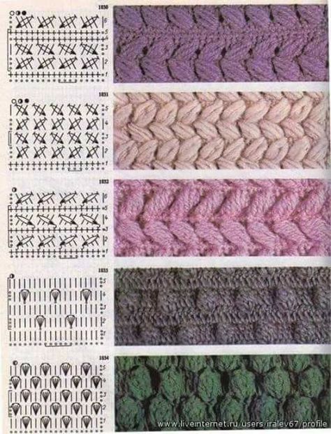 Undertale Crochet, Puff Stitch Crochet, Bobble Stitch Crochet, Crochet Stitches Chart, Crochet Stitches Diagram, Crochet Symbols, Crochet Knit Stitches, Crochet Bag Tutorials, Crochet Handbags Patterns