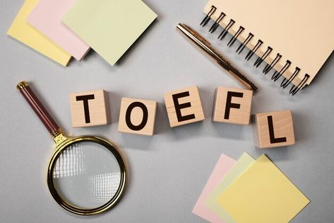 Toefl word acronym english exam or test | Premium Photo #Freepik #photo #education #study #letter #university Toefl Exam, Toefl Test, English Language Test, English Exam, Bullet Journal Banner, Listening Comprehension, English Test, Myers–briggs Type Indicator, Myers Briggs Type