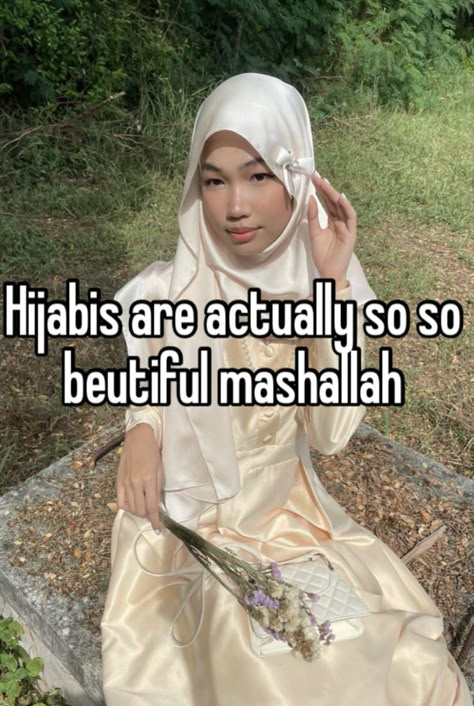 like ik this gets said a lot but its so true and they fr make me wanna wear hijab <3 #muslim #hijab #hijabi #whispers #whispergirl #mashallah #islam #whisper Short Islamic Quotes, Muslim Hijab, Muslimah Aesthetic, Muslim Book, Ramadan Mubarak, Islam Facts, Whisper Confessions, Silly Me, Whisper Quotes