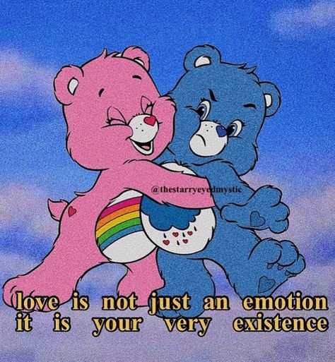 Bear Meme, Care Bears Vintage, Bear Quote, Astrology Tarot, Vibe Tribe, Inner Child Healing, Astrological Signs, Love Is Not, 80s Cartoons