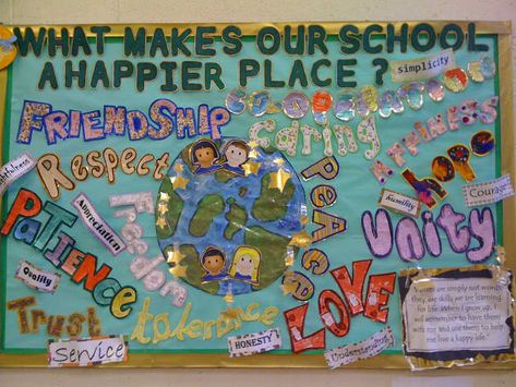 School a happier place Display, classroom display, class display, Ourselves, school a happier place, friend, Early Years (EYFS), KS1& KS2 Primary Resources British Values Display, Diversity Display, Primary School Displays, Rights Respecting Schools, Class Charter, British Values, Class Displays, School Entrance, School Displays