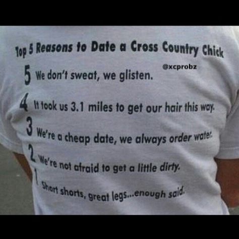 Cross country girls= awesome Cross Country Memes, Cross Country Quotes, Cross Country Shirts, Xc Running, Cross County, Track Quotes, Running Memes, Cross Country Running, Running Humor