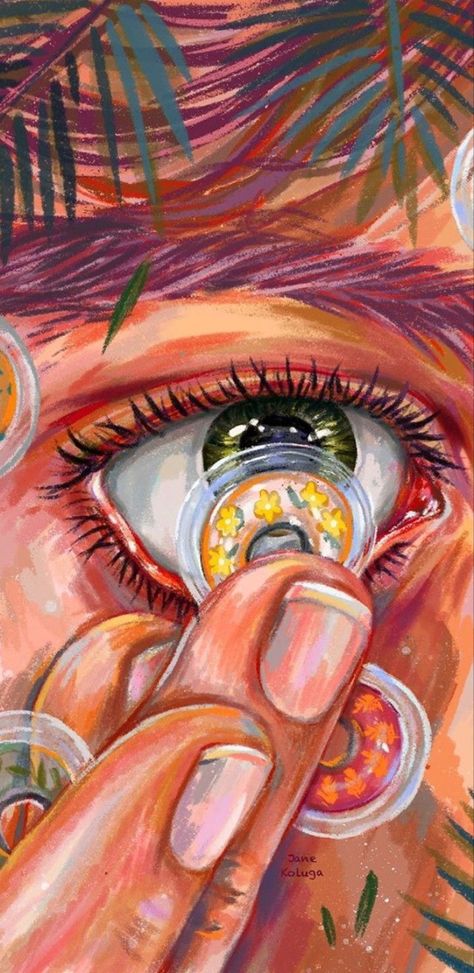 Eye Surrealism Art, Jane Koluga Art, Jane Koluga, Arte Peculiar, Arte Sketchbook, Ap Art, A Level Art, Art Collage Wall, Art Inspiration Painting