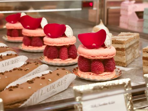 Laduree Canada #onRobson - Ispahan Mini Cheesecake, Gift Boxes, Macarons, Vancouver, Pastry, Cheesecake, Dessert, Paris