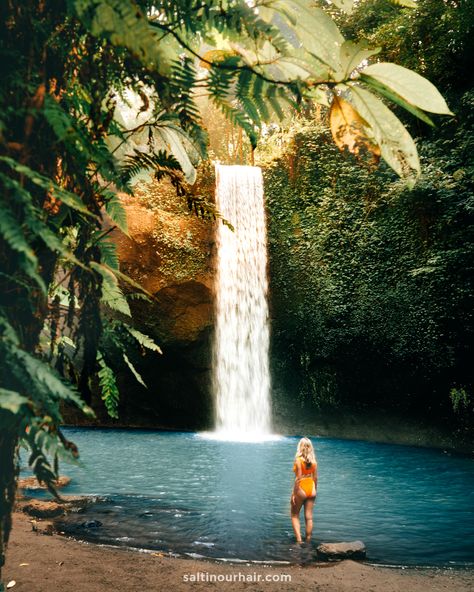 beautiful bali indonesia waterfall Bali Waterfalls, Ubud Indonesia, Bali Holidays, Some Beautiful Pictures, Waterfall Fountain, Explore Nature, Beautiful Waterfalls, Bali Travel, Travel Instagram