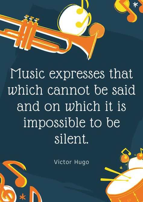 Music Therapy Quotes, Music Therapist, Music Motivation, Therapy Quotes, Appreciation Quotes, Music Express, Victor Hugo, Music Therapy, Teacher Quotes