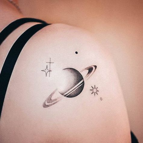 Planet Tattoos For Women, Spaceship Tattoo, Luna Tattoo, Saturn Tattoo, Universe Tattoo, Planet Tattoos, Galaxy Tattoo, Mother Tattoos, Wrist Tattoos For Women