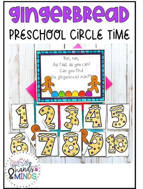 Gingerbread Preschool Circle Time Preschool Circle Activities, Gingerbread Men Crafts Preschool, Christmas Circle Time Preschool, Gingerbread Ideas For Preschool, The Gingerbread Man Activities Preschool, Preschool Gingerbread Theme, Gingerbread Preschool Theme, Preschool Gingerbread Activities, Gingerbread Man Activities Preschool