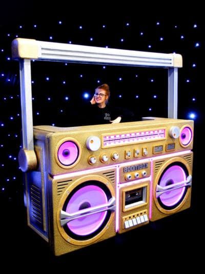 Boombox Prop, 90s Theme Party, 80s Theme Party, Rock Star Party, 70s Party, 80s Theme, Event Props, Prop Hire, 90s Theme